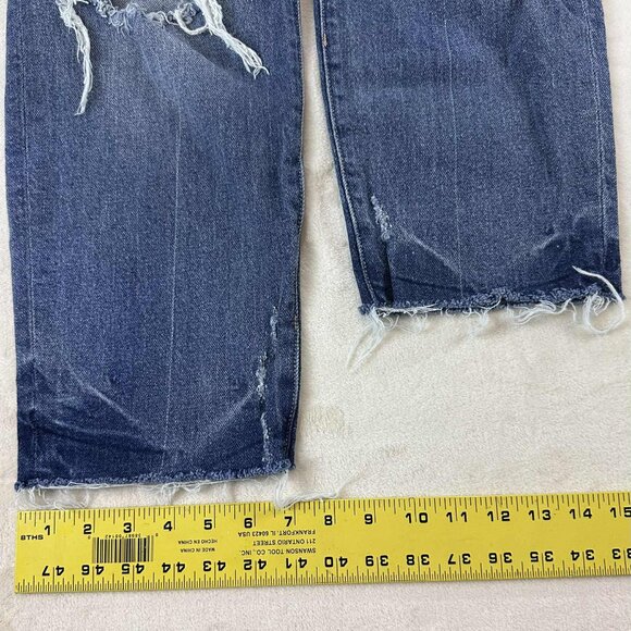 Torrid Women’s Plus size Distressed Frayed Hem Jeans‎ – Medium Wash - Picture 12 of 15